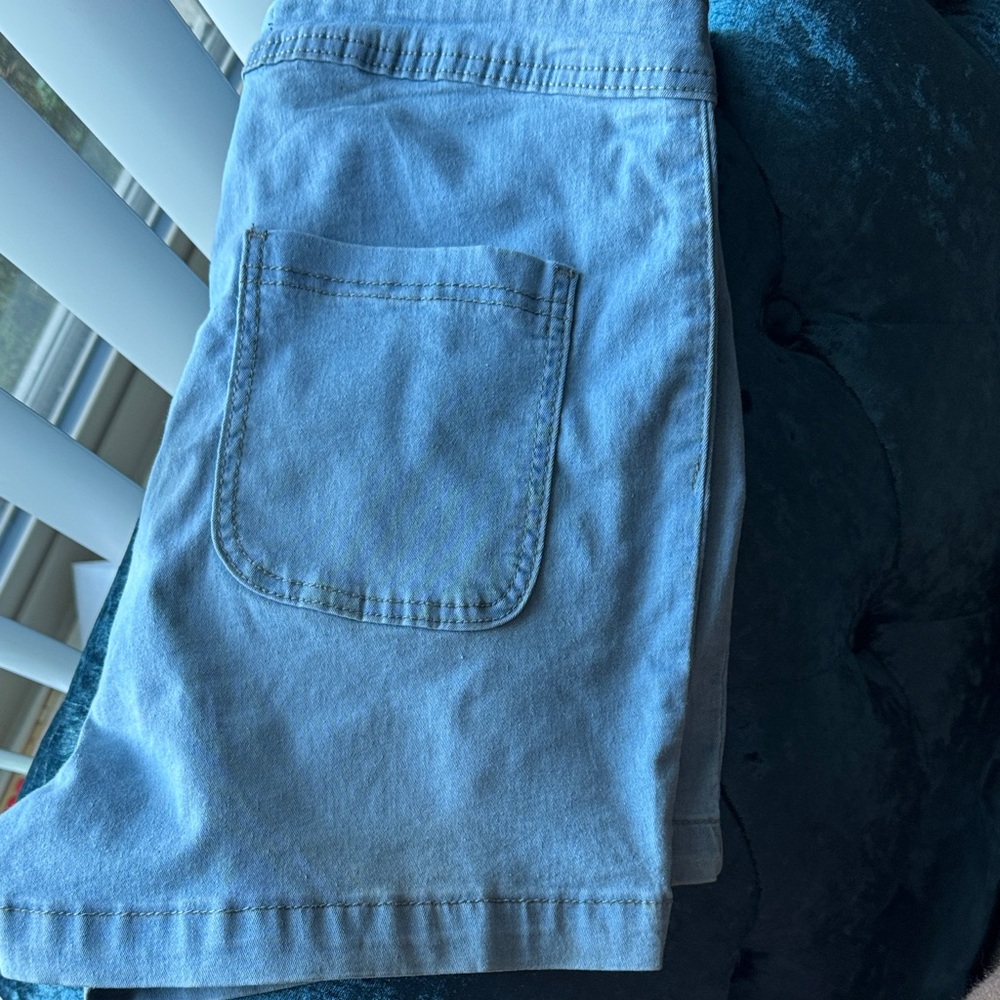 Light Blue Denim Shorts